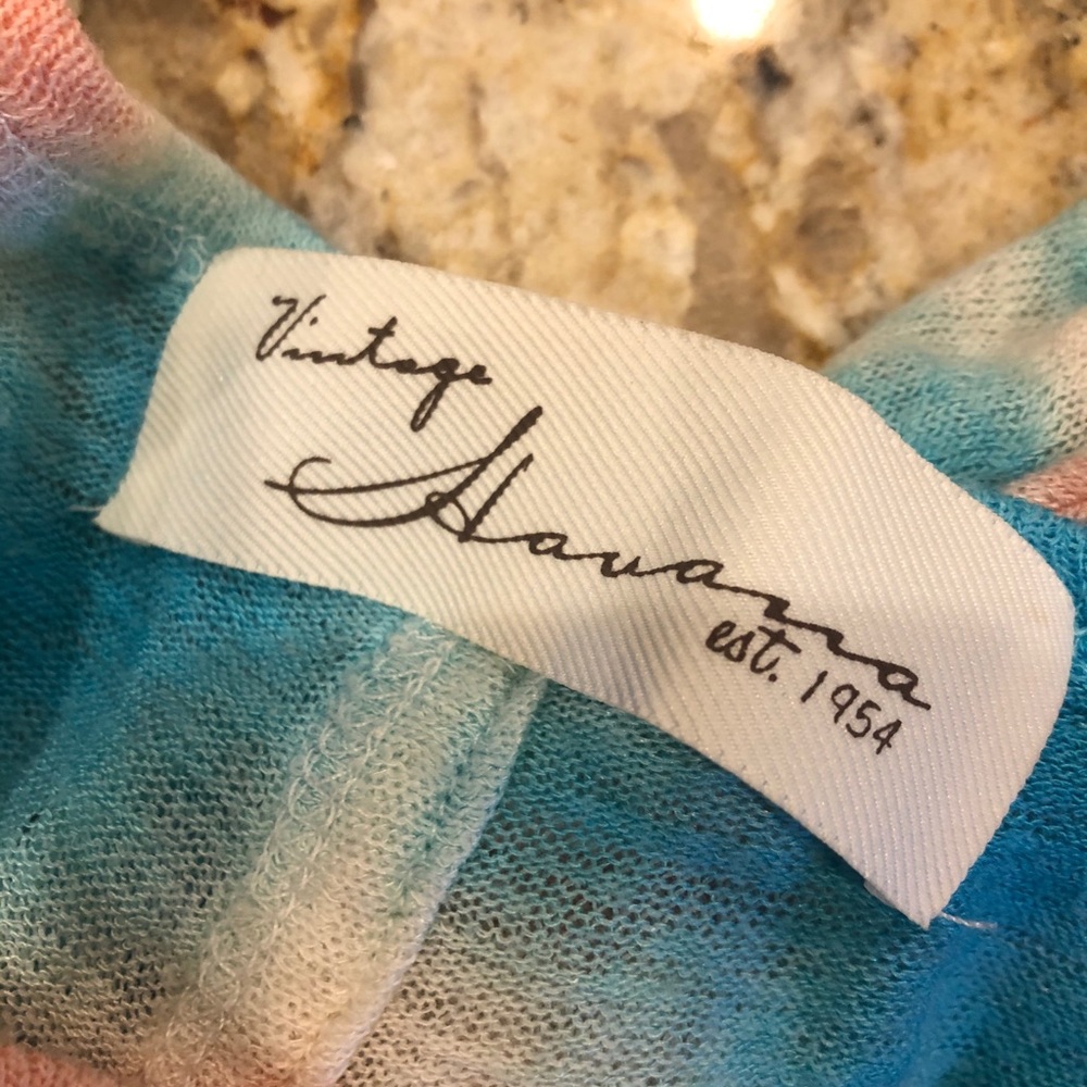 💖Vintage Havana tie dye pink & blue light sweater - Picture 5 of 5